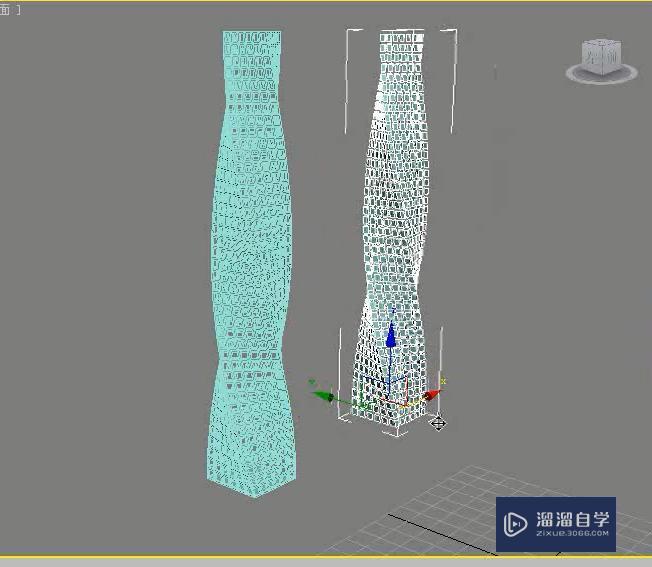 3DMax用扭曲修改器制作大厦