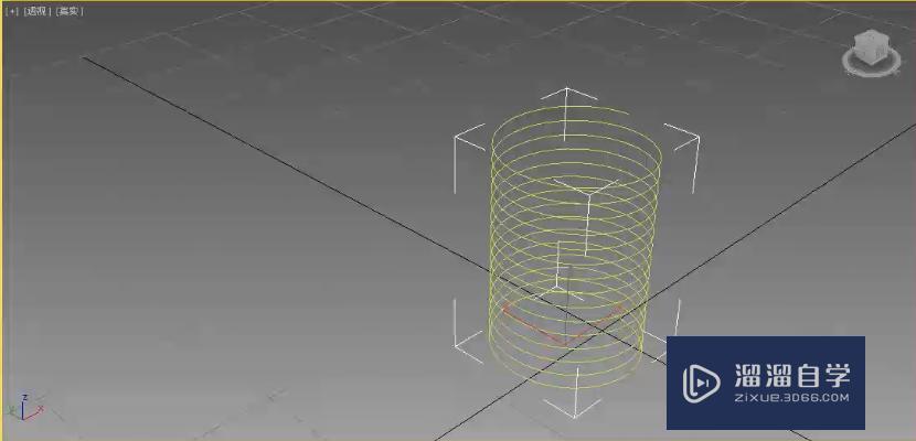 3DMax怎么使用螺旋线制作弹簧？