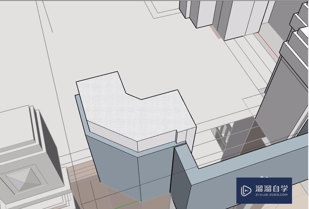 SU草图大师怎么<esred>绘制</esred><esred>屋顶</esred>外饰柱？