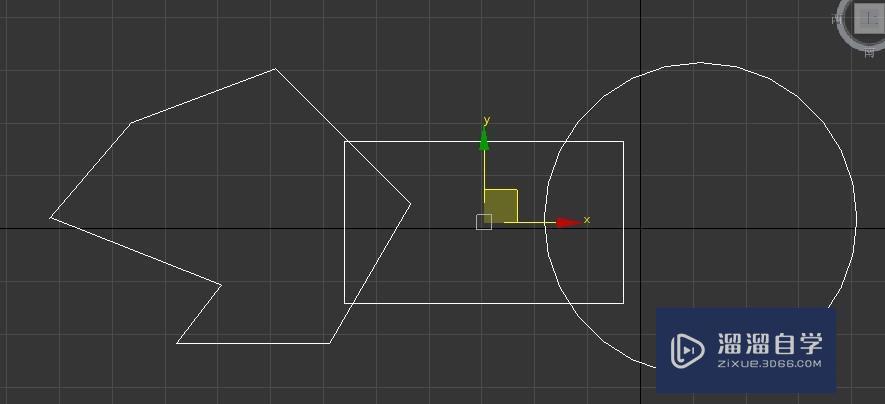 3DMax进行样条线的布尔运算教程