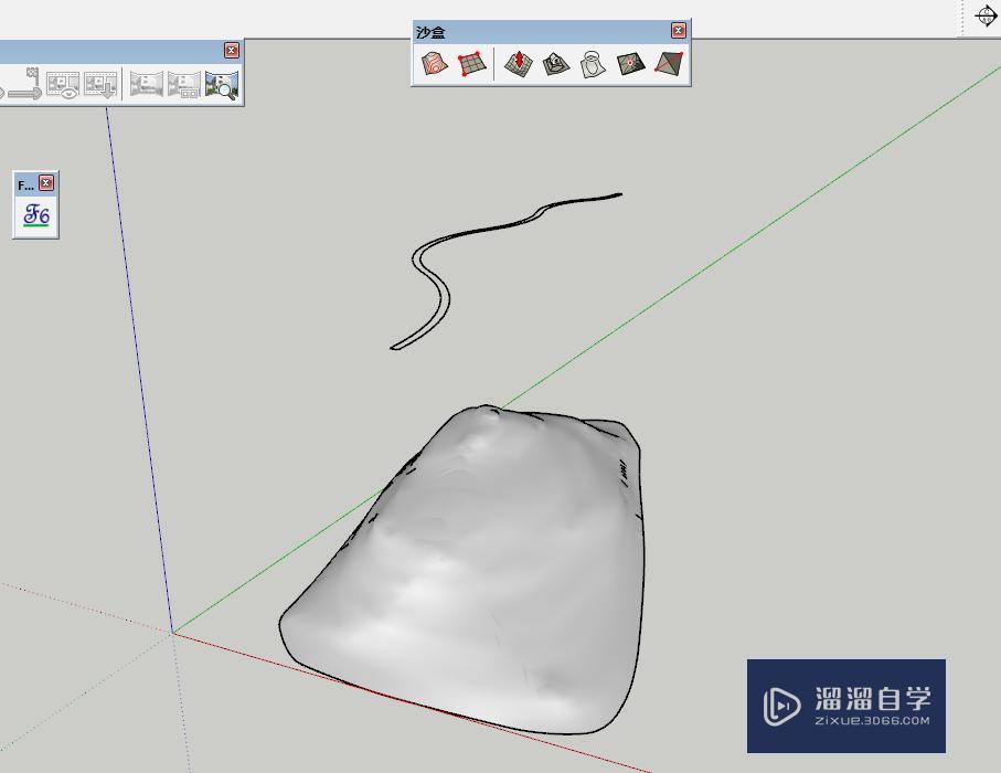 SU沙盒工具的曲面投射功能使用方法