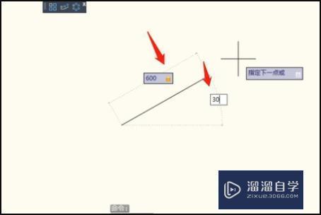 CAD里面画有角度的直线怎么画？