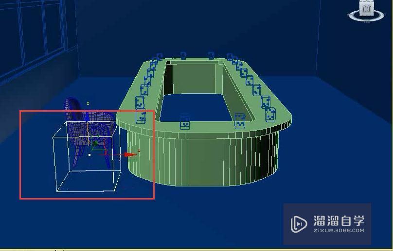 3DMax用mental ray代理物体制作会议室座椅