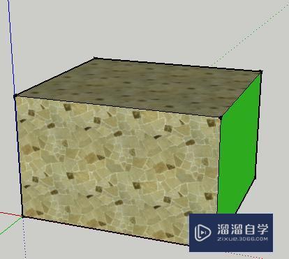 SketchUp中模型添加材质的方法