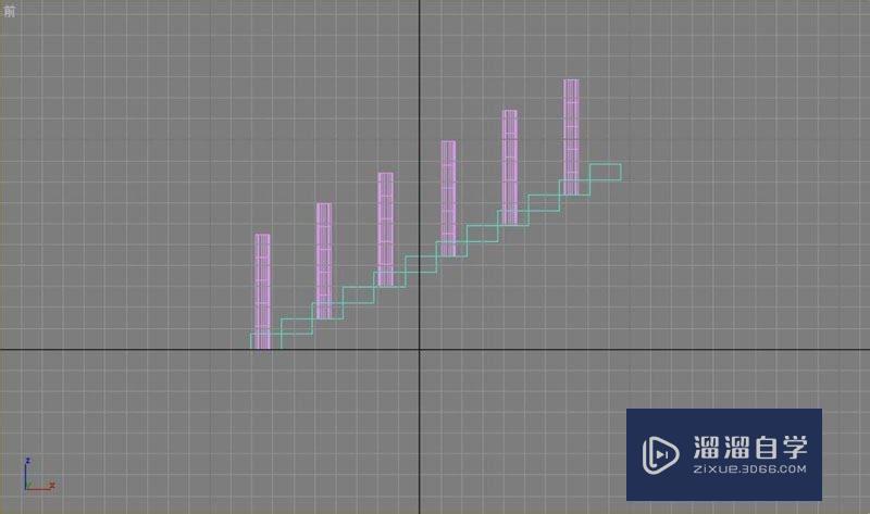 怎么用3DMax制作楼梯模型?