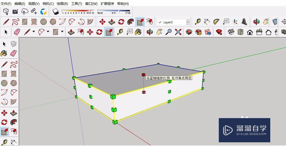 SU缩放的快捷键怎么用教程讲解