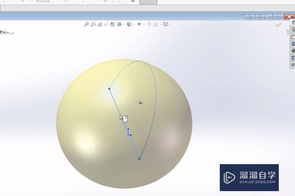 用SolidWorks如何画球？