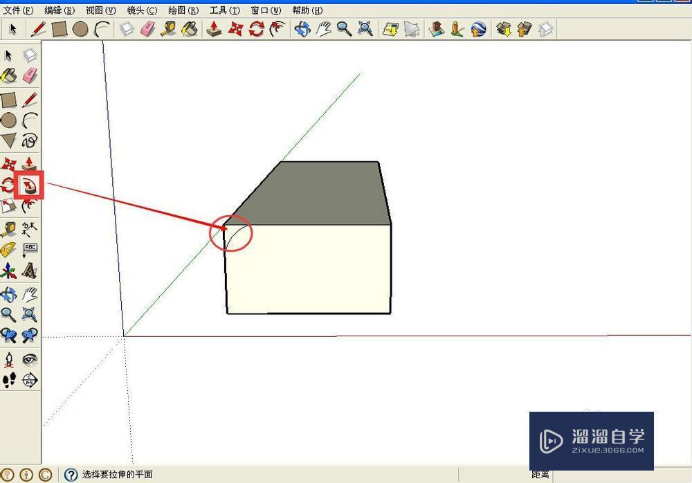 SketchUp如何实现CAD中的倒圆角命令？