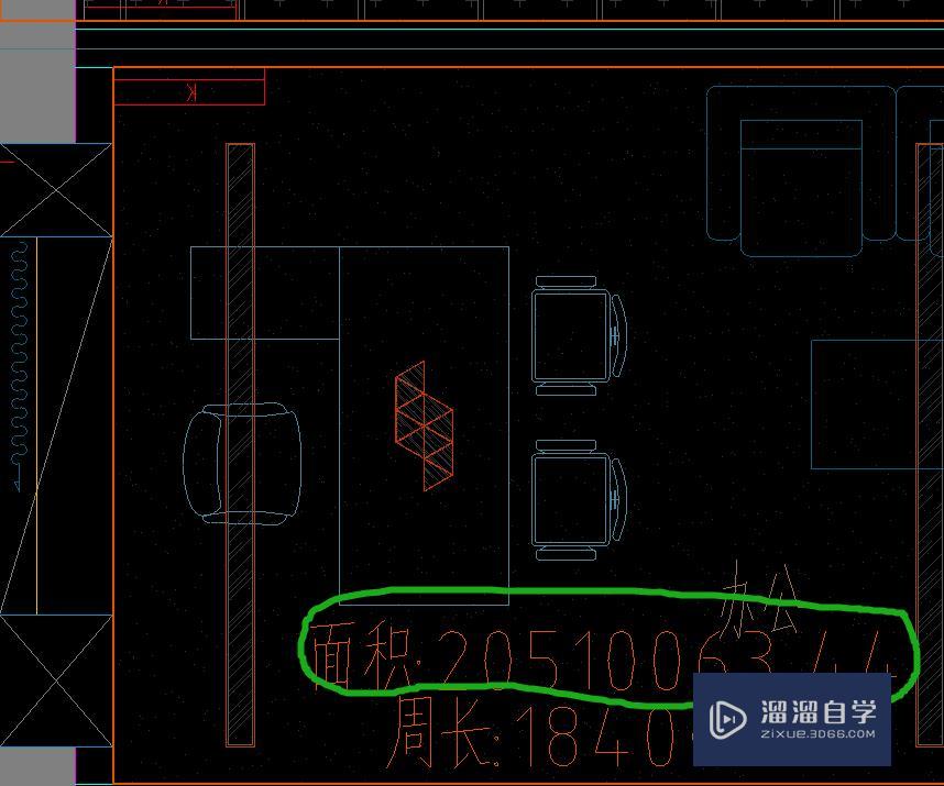 <esred>CAD</esred><esred>里面</esred><esred>的</esred>面积该怎么读数？