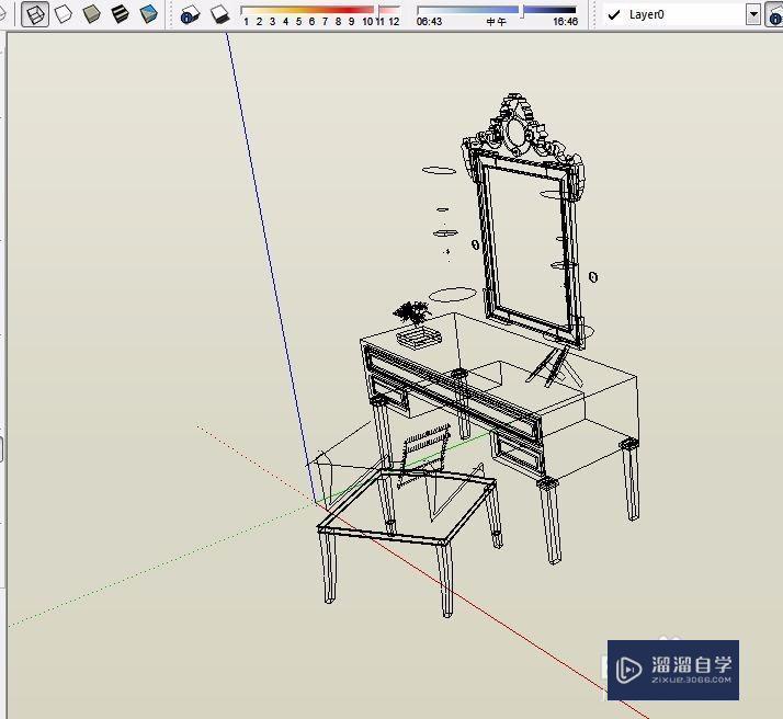 SketchUp如何使用显示方式教程讲解