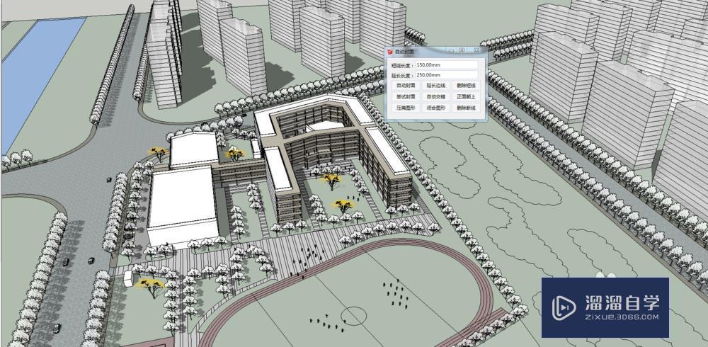 cad導入sketchup建模技巧