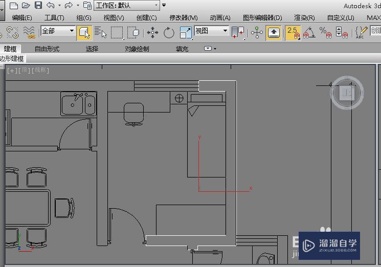 3D中创建室内框架模型教程