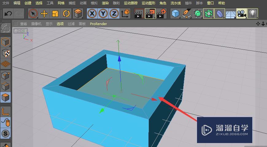 c4d如何製作水池模型