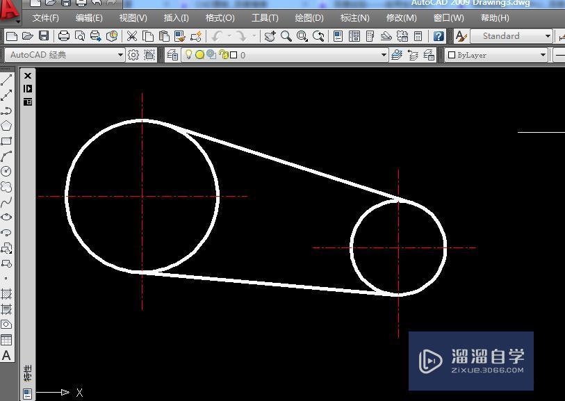 如何用AutoCAD画两个圆的公切线教程讲解