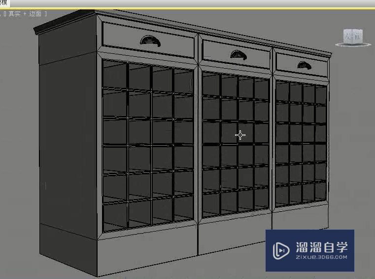 3DMax用多边形建模制作酒柜