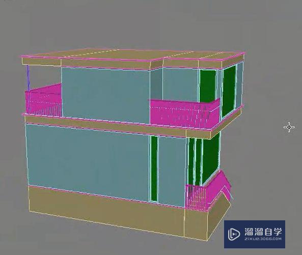 3DMax怎么用多边形建模制作简约别墅？