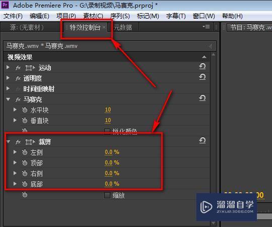 PRemiere怎样给视频打马赛克？