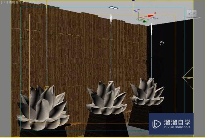 3DMax利用VRay光源和目标灯光制作射灯效果