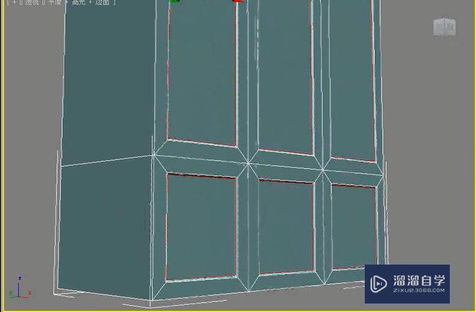 3DMax利用多边形建模制作衣柜