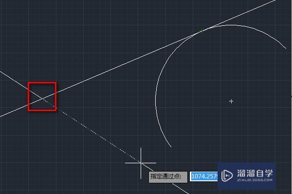 CAD怎么画圆弧的切线？