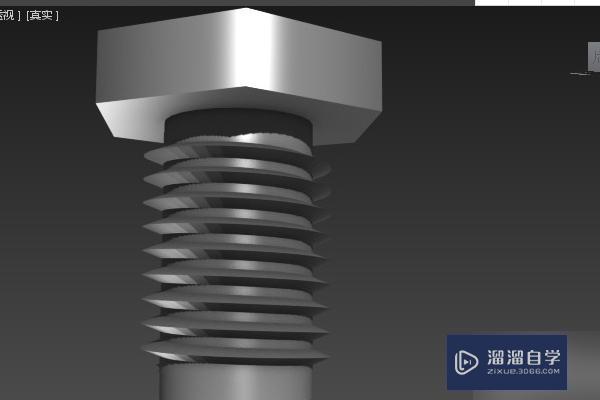 3DMax螺丝钉怎么做？