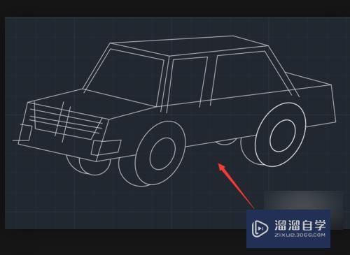 CAD中小车怎么画？