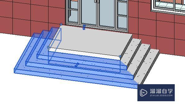 Revit室外台阶及散水的画法