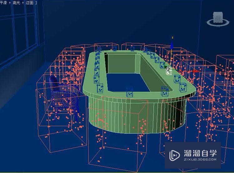 3DMax用mental ray代理物体制作会议室座椅