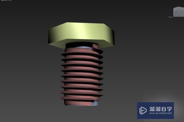 3DMax螺丝钉怎么做？