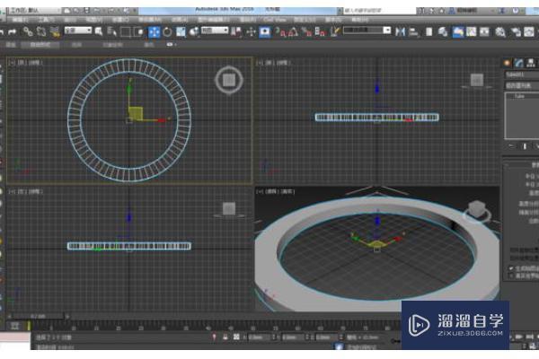 3DMax制作客厅吊顶筒灯射灯完怎么打把灯光弄进去？