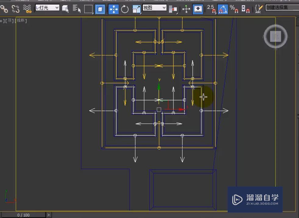 VRay实战演练灯槽灯光的设置