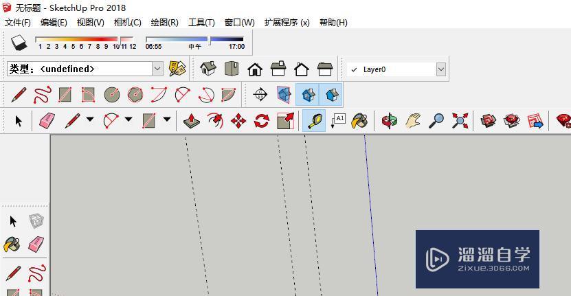 草图大师SU如何删除参考线？