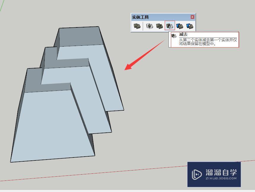 SU草图大师怎么建一个超简易的央视大楼？