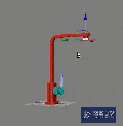 3DMax利用弯曲修改器制作水龙头