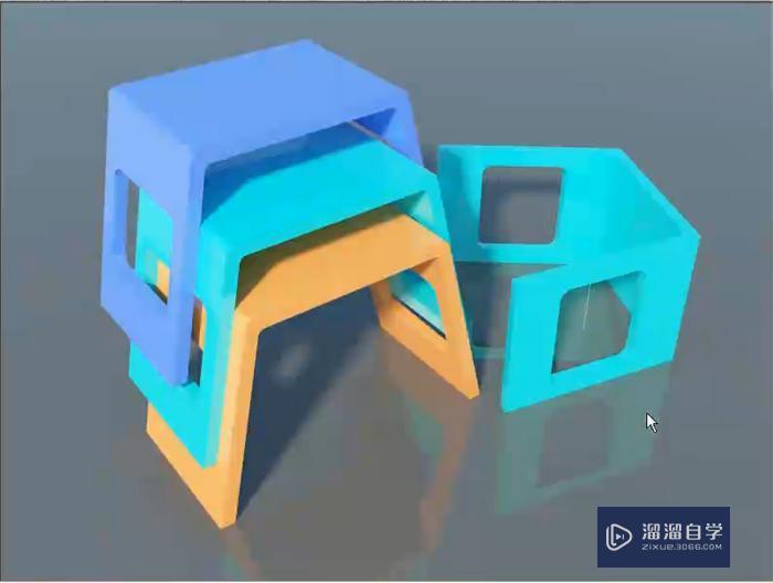 3DMax利用布尔制作小凳子的方法