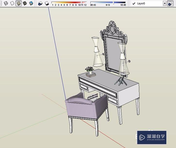 SketchUp如何使用显示方式教程讲解