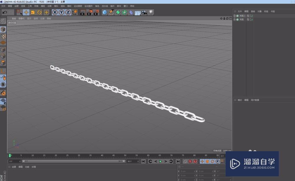 C4D样条约束应用实例教程