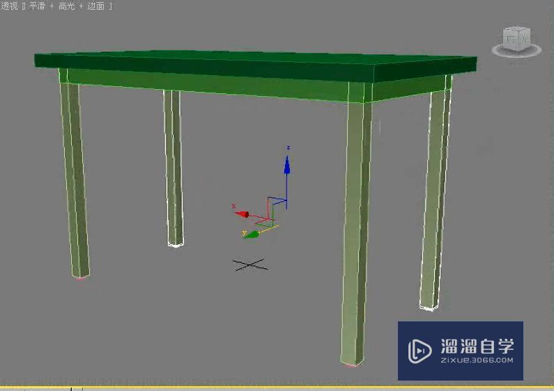 3DMax利用长方体制作简约桌子