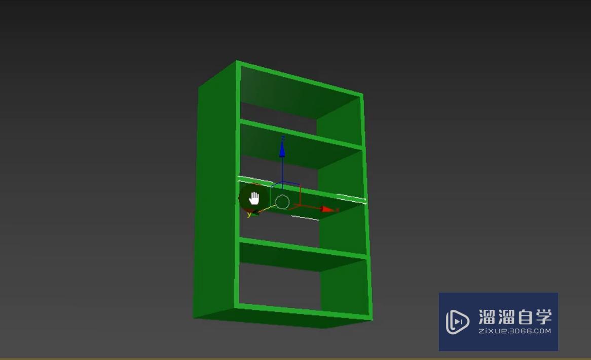 3DMax储物架模型的旋转与角度捕捉教程