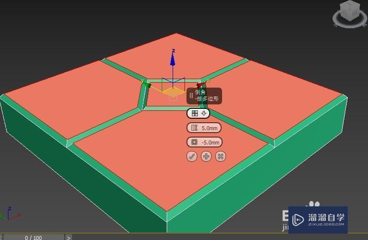 3DMax制作水泥砖的模型教程