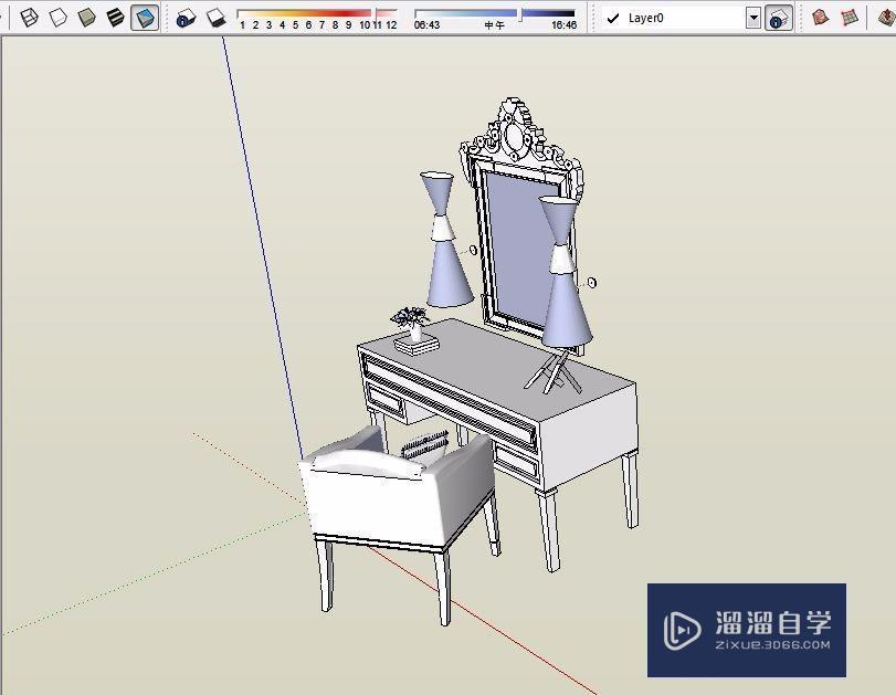 SketchUp如何使用显示方式教程讲解