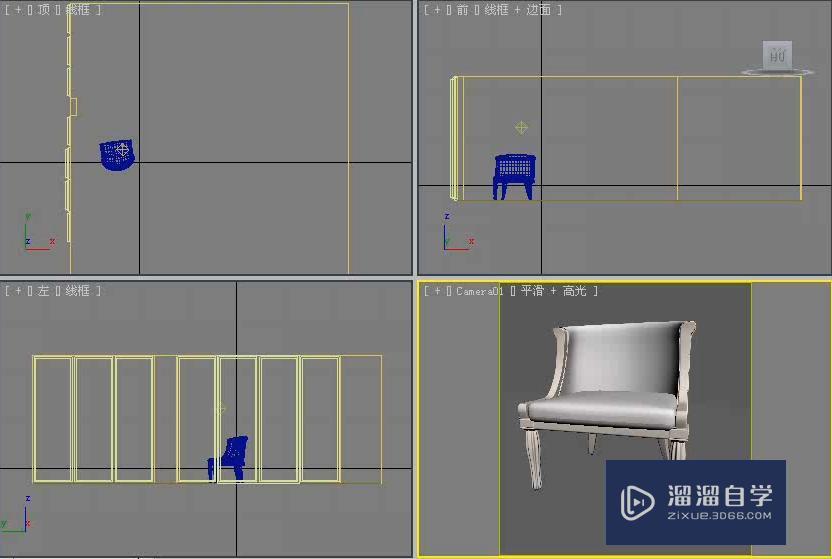 3DMax测试伪彩色曝光控制效果