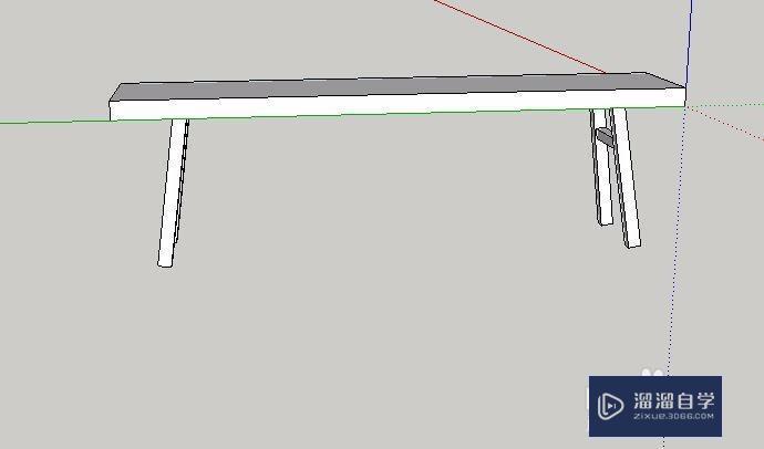 如何用SketchUp制作板凳？