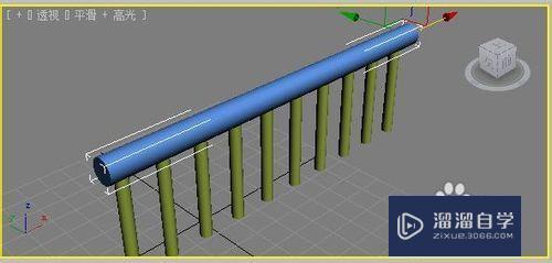 3DMax怎么建立护栏模型？