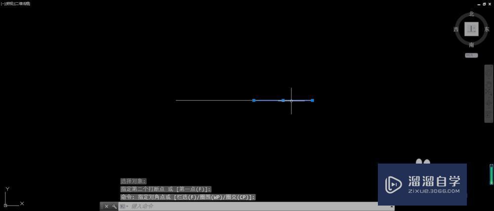 如何利用CAD中的打断工具将直线拆分成段？