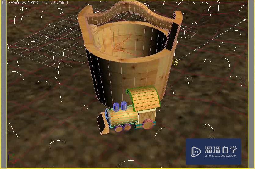 3DMax使用VRay毛发制作杂草