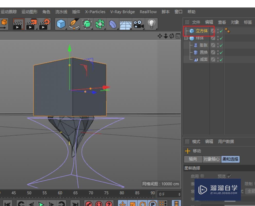 如何在C4D中用变形器创建低多边形模型？