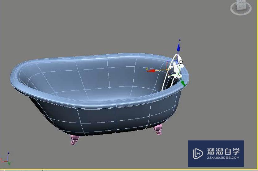 3DMax怎么用多边形建模制作贵妃浴缸？