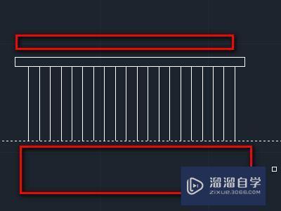 CAD铁栏杆的平面图画法