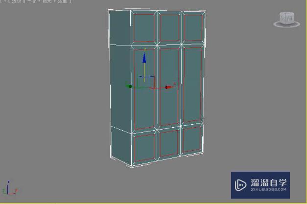 3DMax利用多边形建模制作衣柜